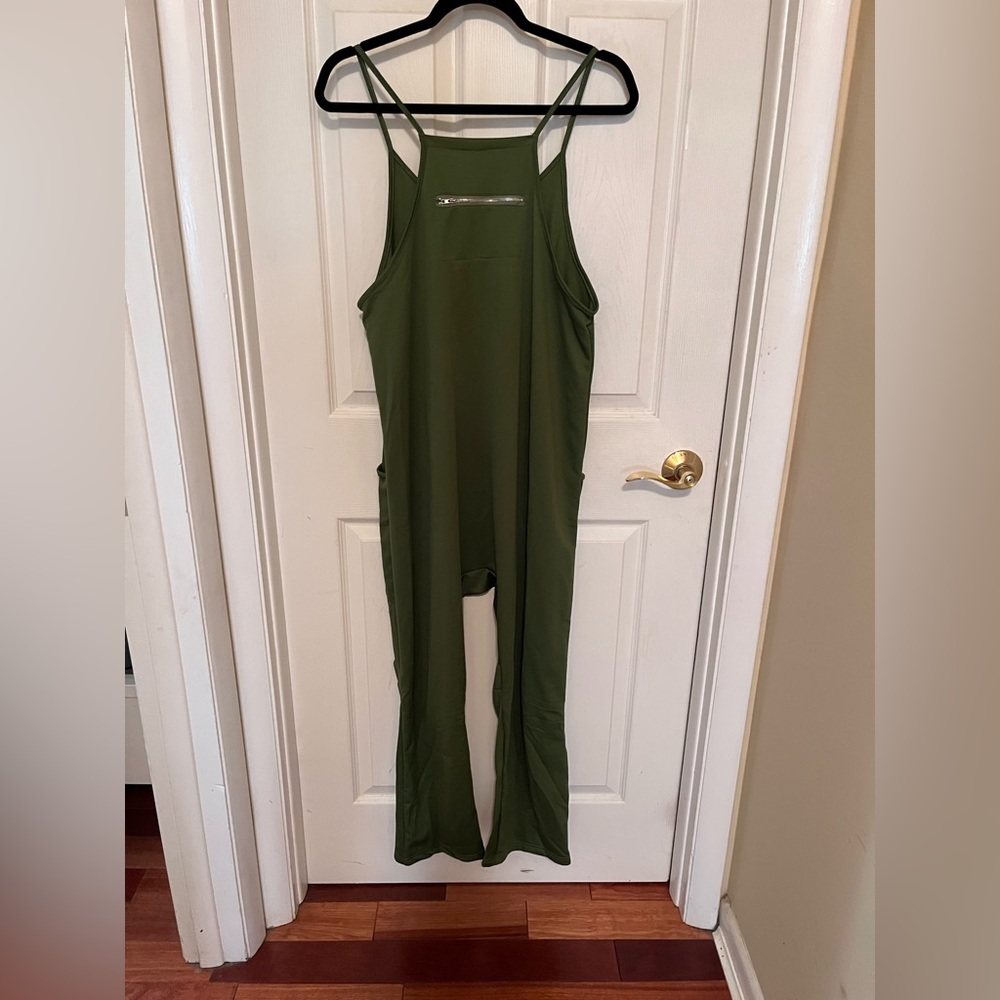 Green jumpsuit/overalls